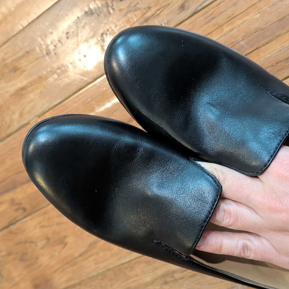 Dansko Lexie Mule Black Leather Slip-On Loafers - Picture 8 of 9